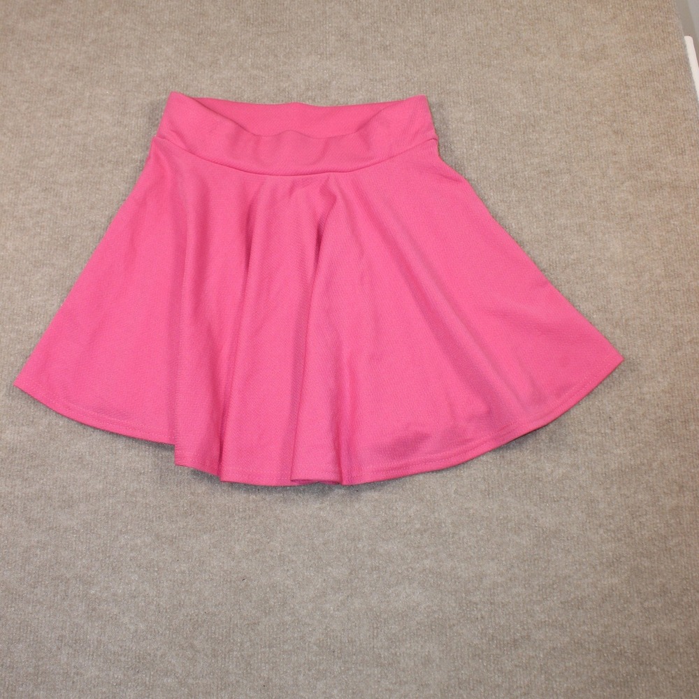 Urban Coco Hot Pink Skater Skirt High Waisted Mini Flared Size S